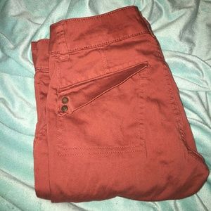 Burnt orange jeans